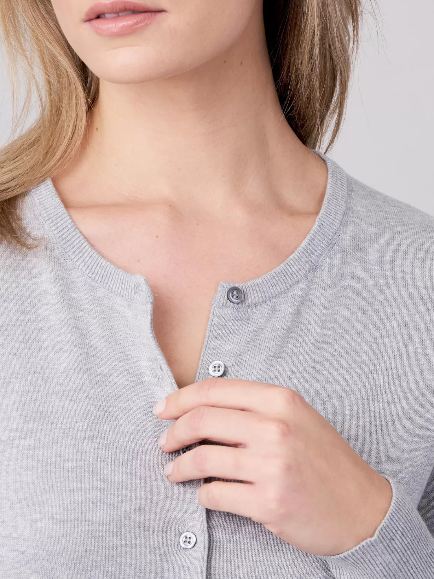 basic_cardigan_van_katoenmix_2-1.webp REPEAT cashmere Vesten*Basic cardigan van katoen-mix Grey