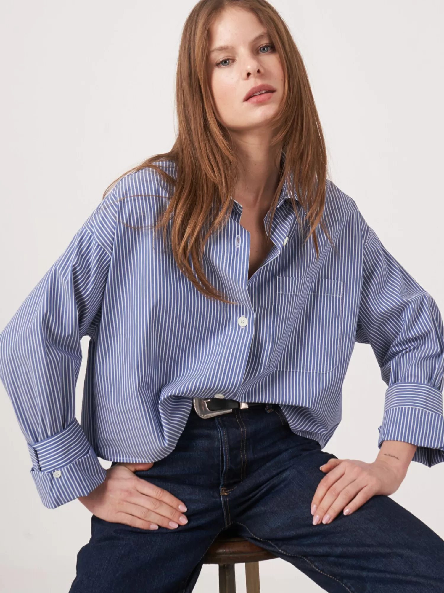 gestreepte_blouse_met_manchetdetail_3-1.webp REPEAT cashmere Blouses*Gestreepte blouse met manchetdetail BlueStripes
